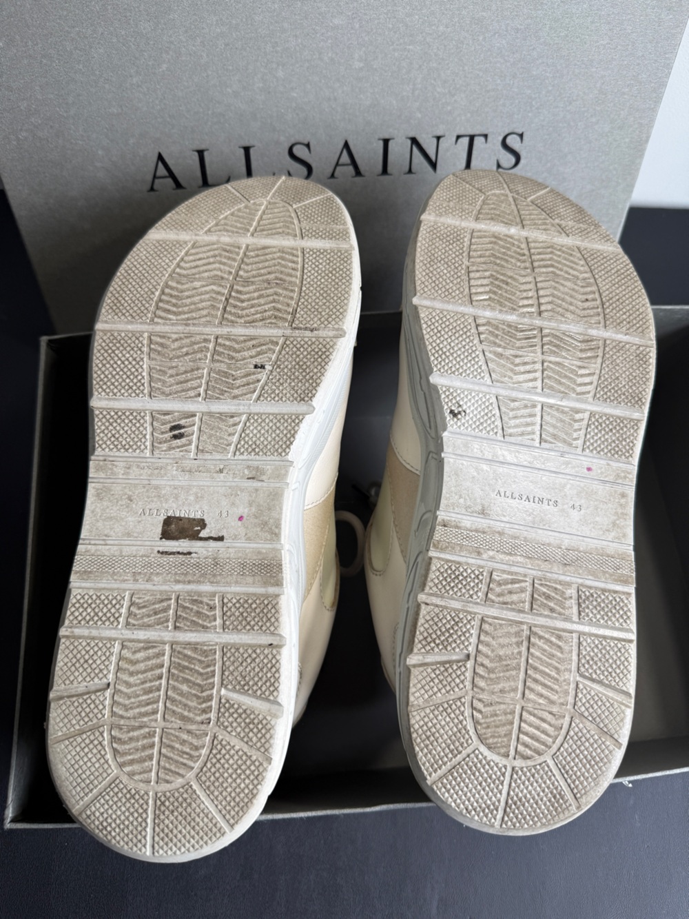 AllSaints VERGE RUNNER Leather Shoe - Picture 13 of 16
